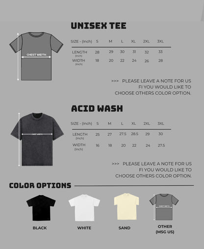 Graphic Oversized T-Shirt - Restless Horror Metal Logo Streetwear Tee