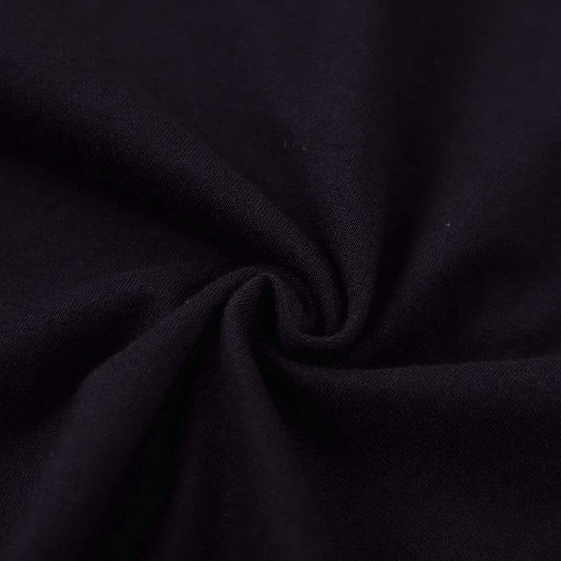 Graphic Oversized T-Shirt - Restless Horror Metal Logo Streetwear Tee